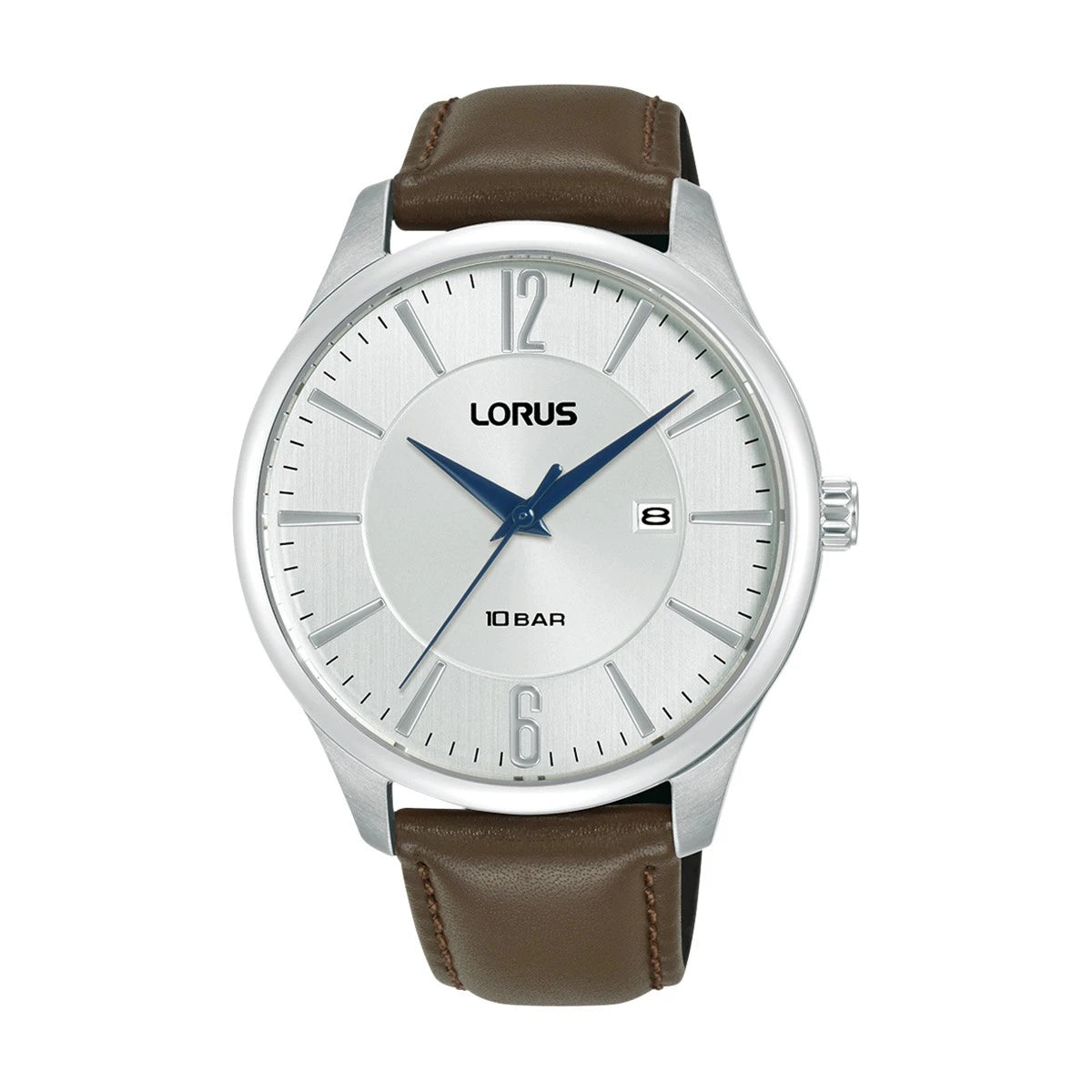 Lorus Brown Leather Men's Dress Watch | RH923RX9