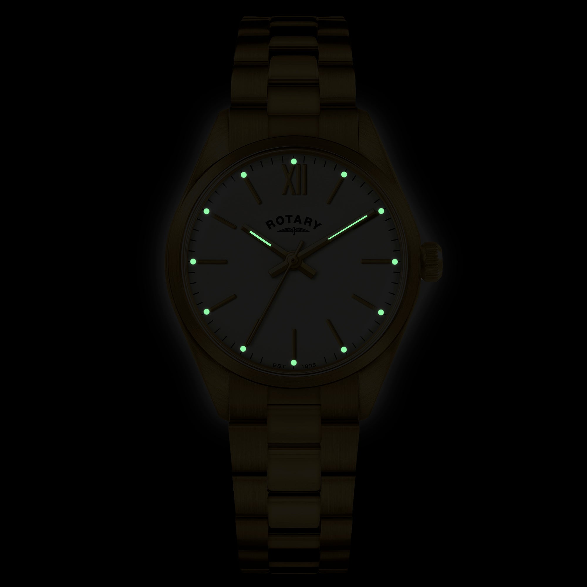 Rotary Women's Heritage Gold PVD Watch | RLB10006/01