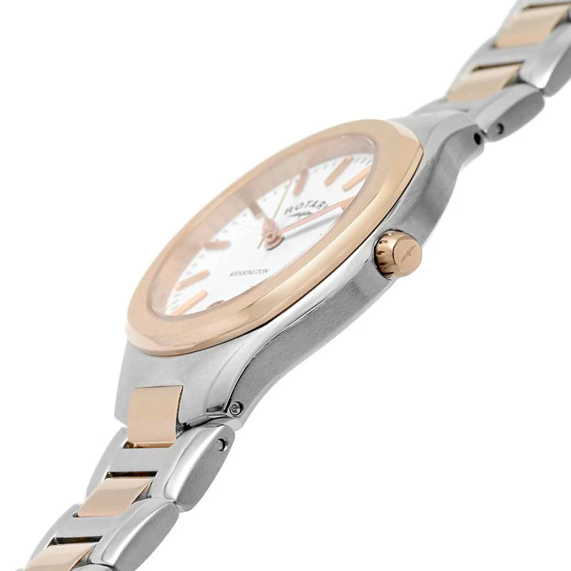 Rotary Kensington Contemporary Two Tone Rose Gold Women's Watch | LB05106/02