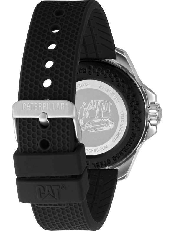 CAT Shockmaster Evo Black Silicone Strap Men's Watch | SJ.141.21.137