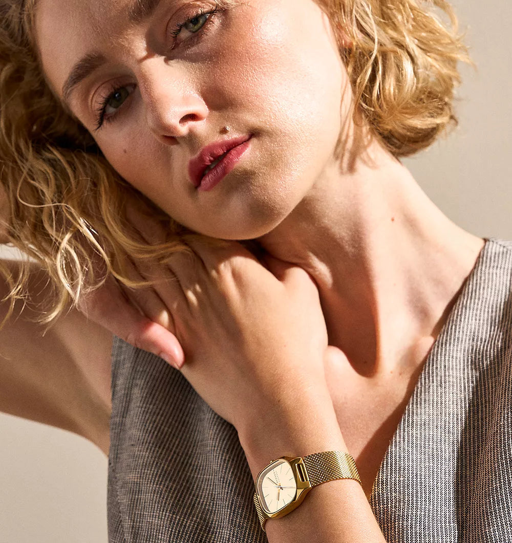 Skagen Mellem Lille Three-Hand Gold Stainless Steel Women's Dress Watch | SKW3164