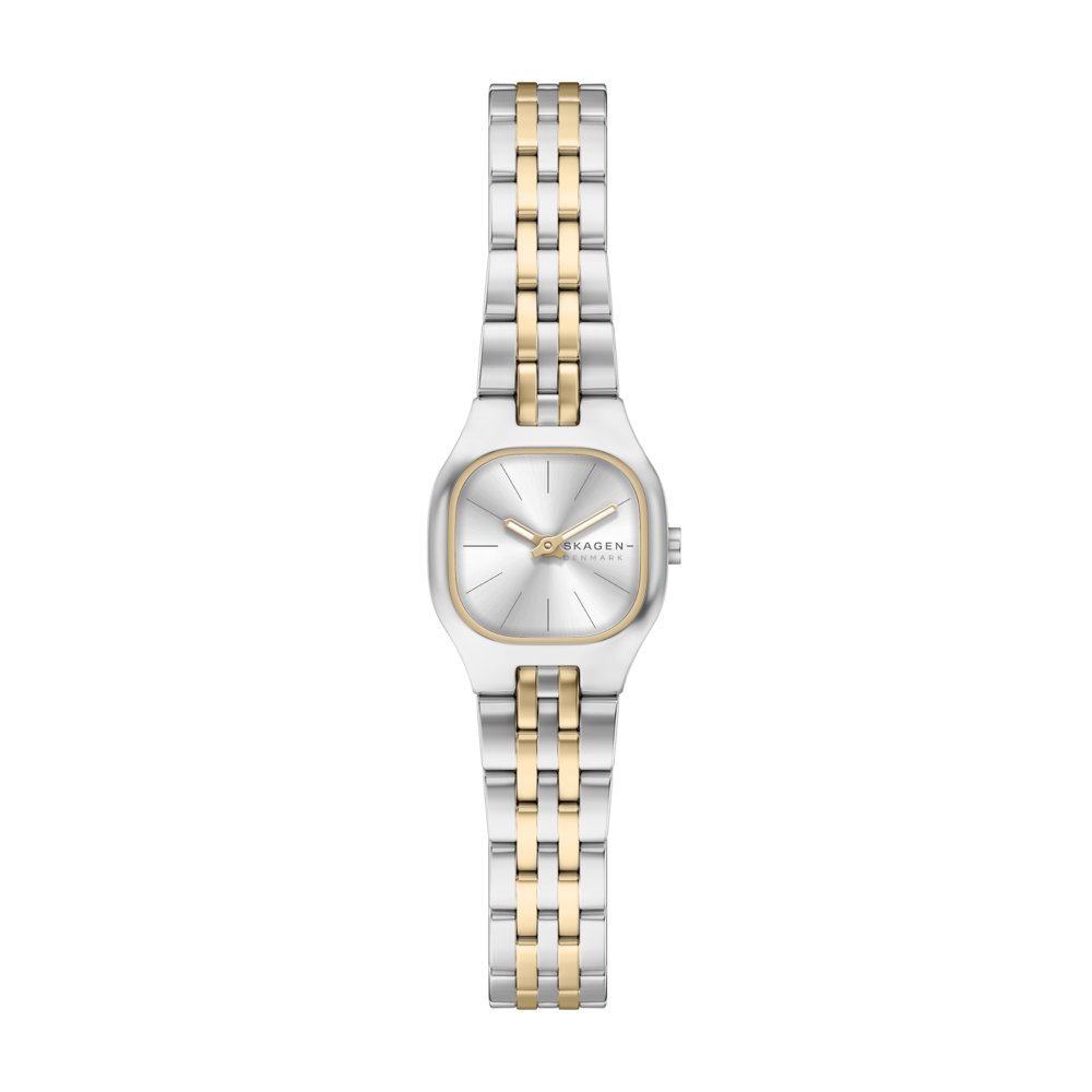 Skagen Mellem Silver Dial and Two-Tone Steel Bracelet 22mm Women's Watch | SKW3176