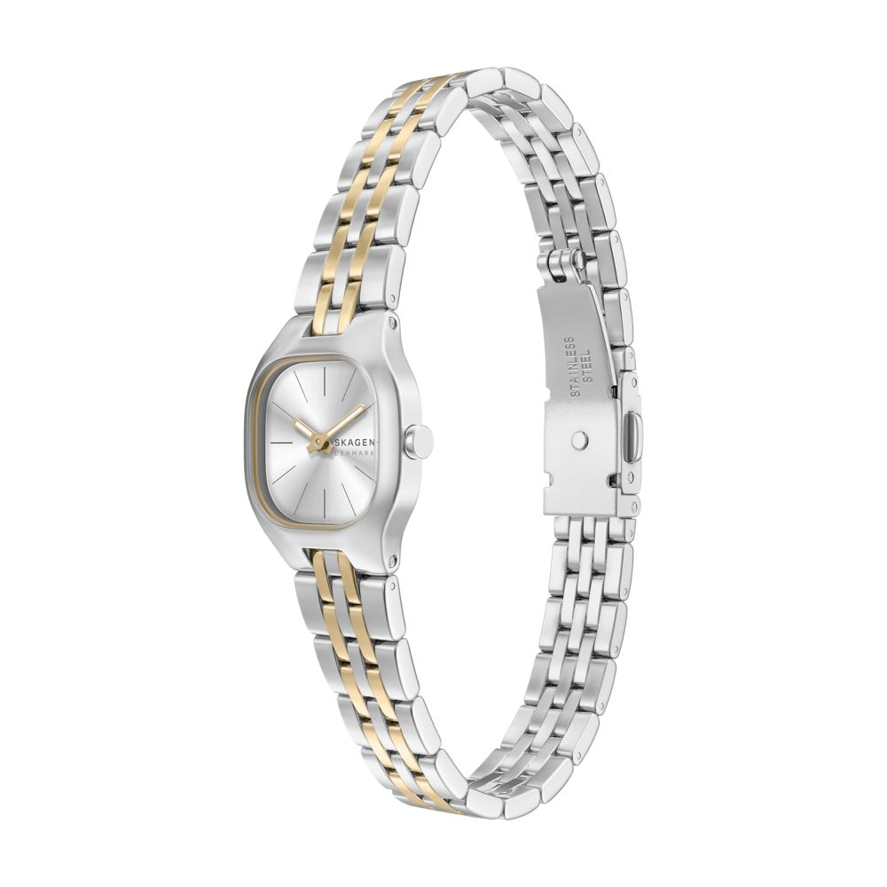 Skagen Mellem Silver Dial and Two-Tone Steel Bracelet 22mm Women's Watch | SKW3176