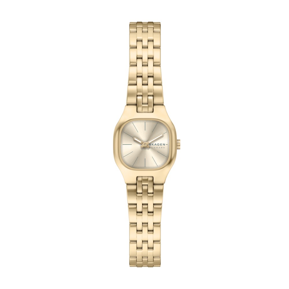 Skagen Mellem Gold Dial and Gold Steel Bracelet 22mm Women's Watch | SKW3177