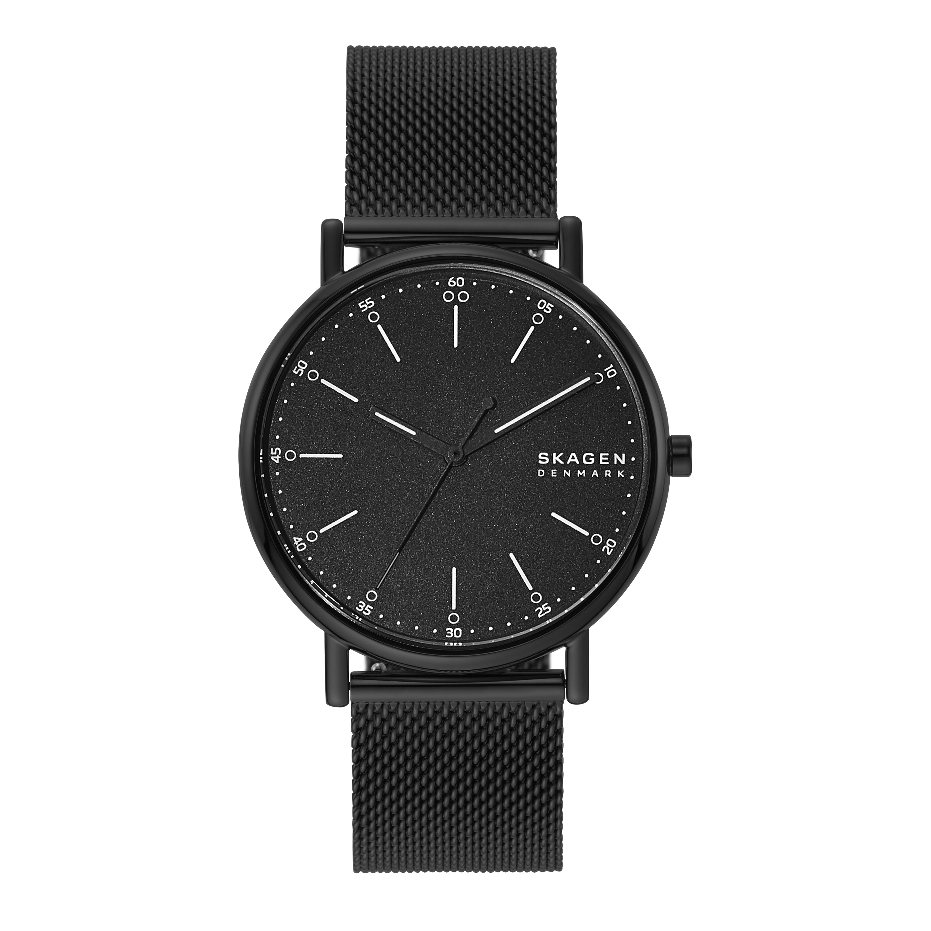 Skagen Signatur Midnight Eco-Friendly Stainless Steel Mesh Men's Watch | SKW6579
