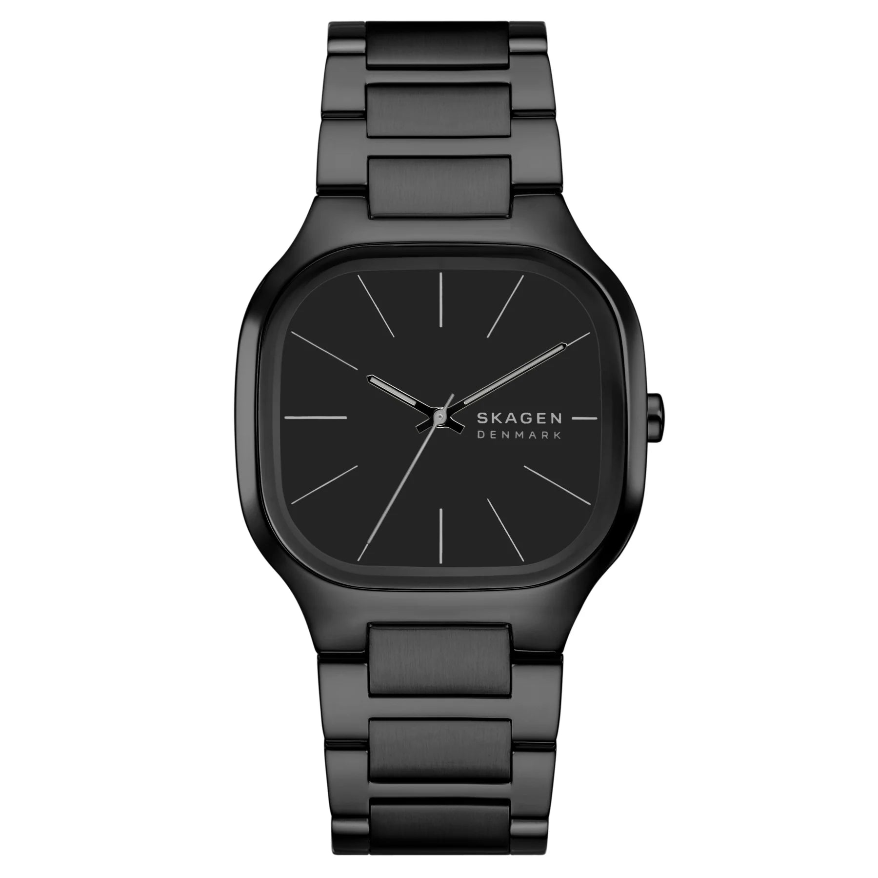 Skagen Mellem Three-Hand Black Stainless Steel Men's Watch | SKW6935