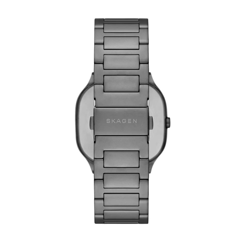 Skagen Mellem Three-Hand Blue Dial Leather Men's Watch | SKW6936