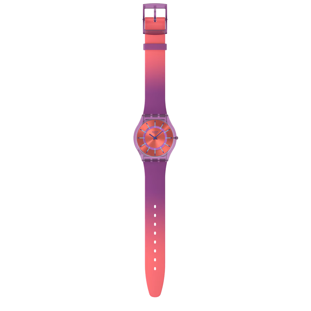 Swatch Sweet Strawberry Dream Pink Dial and Pink Rubber Strap 34mm Women's Watch | SS08V108