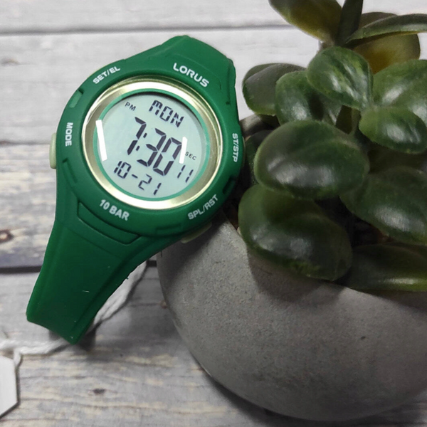 Lorus Digital Quartz Silicone Strap Boy's Watch | R2391PX9