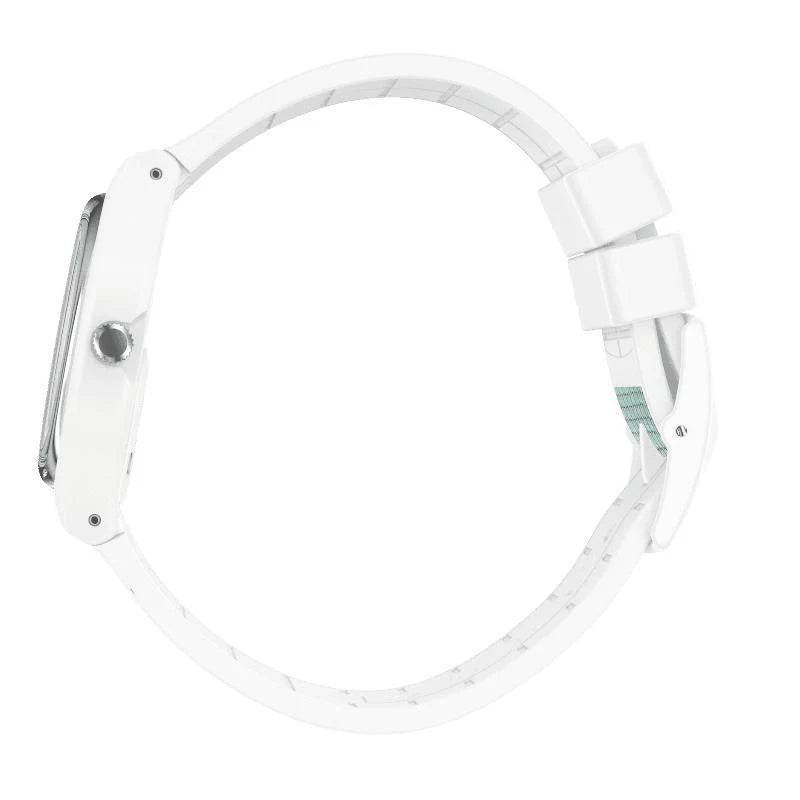 Swatch Pool Light Turquoise Dial White Silicone Strap Unisex Watch | GW714