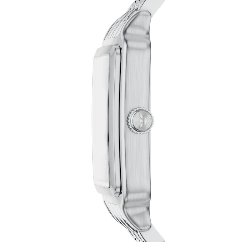 Emporio Armani Vintage Black Dial and Silver Steel Bracelet 32mm Unisex Watch | AR11755