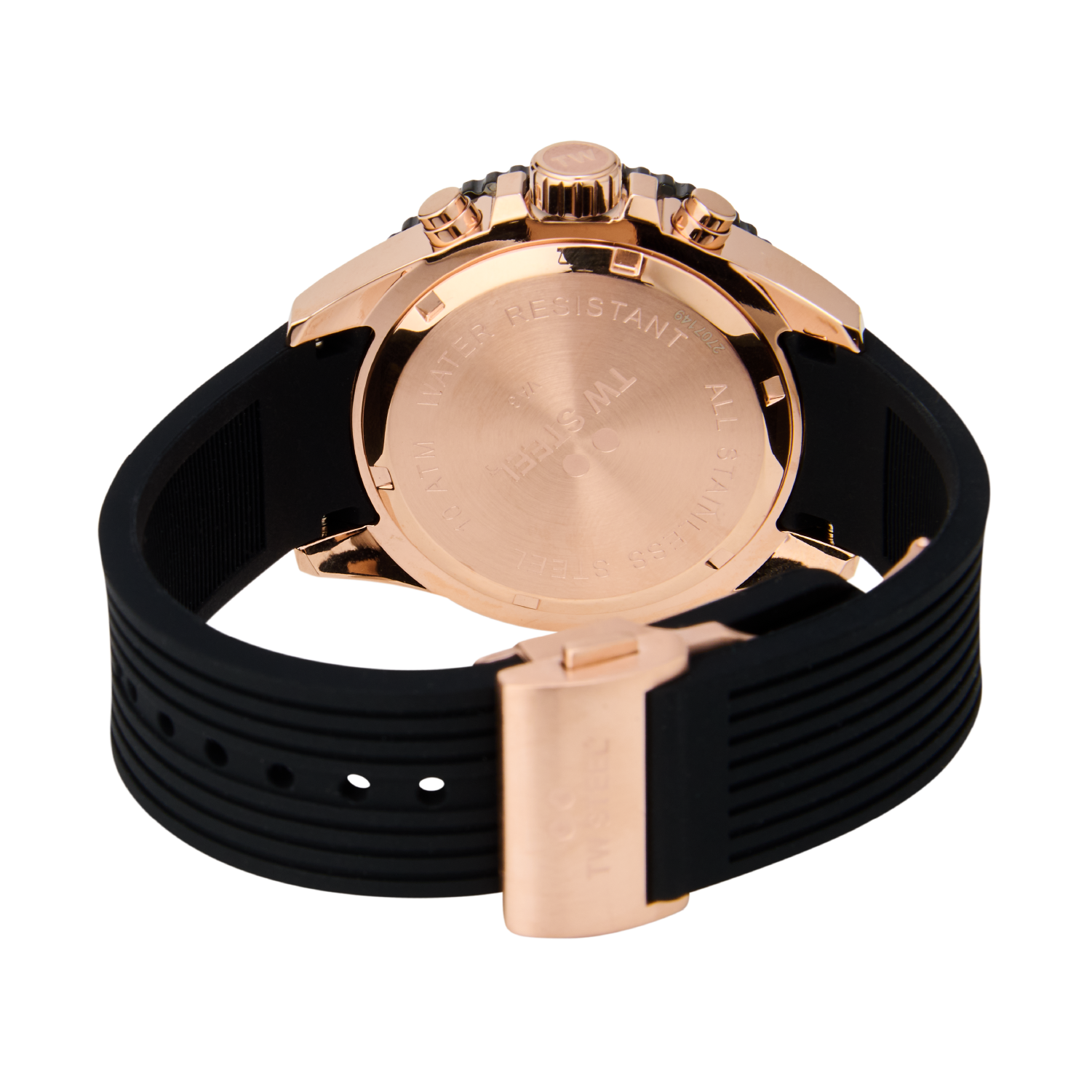 TW Steel Vanceur Diver Rose Gold with Black Rubber Strap Men's Watch | VA3