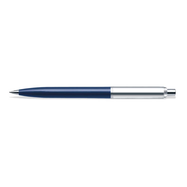 Sheaffer Sentinel Blue and Chrome Ballpoint Pen With Chrome Trims | E23217351