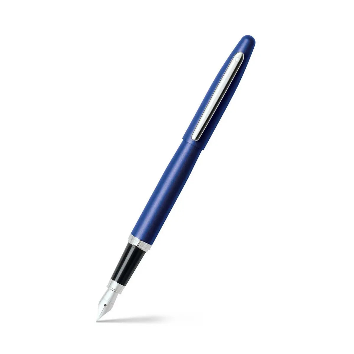 Sheaffer VFM Neon Blue Fountain Pen With Chrome Trims | E0940153