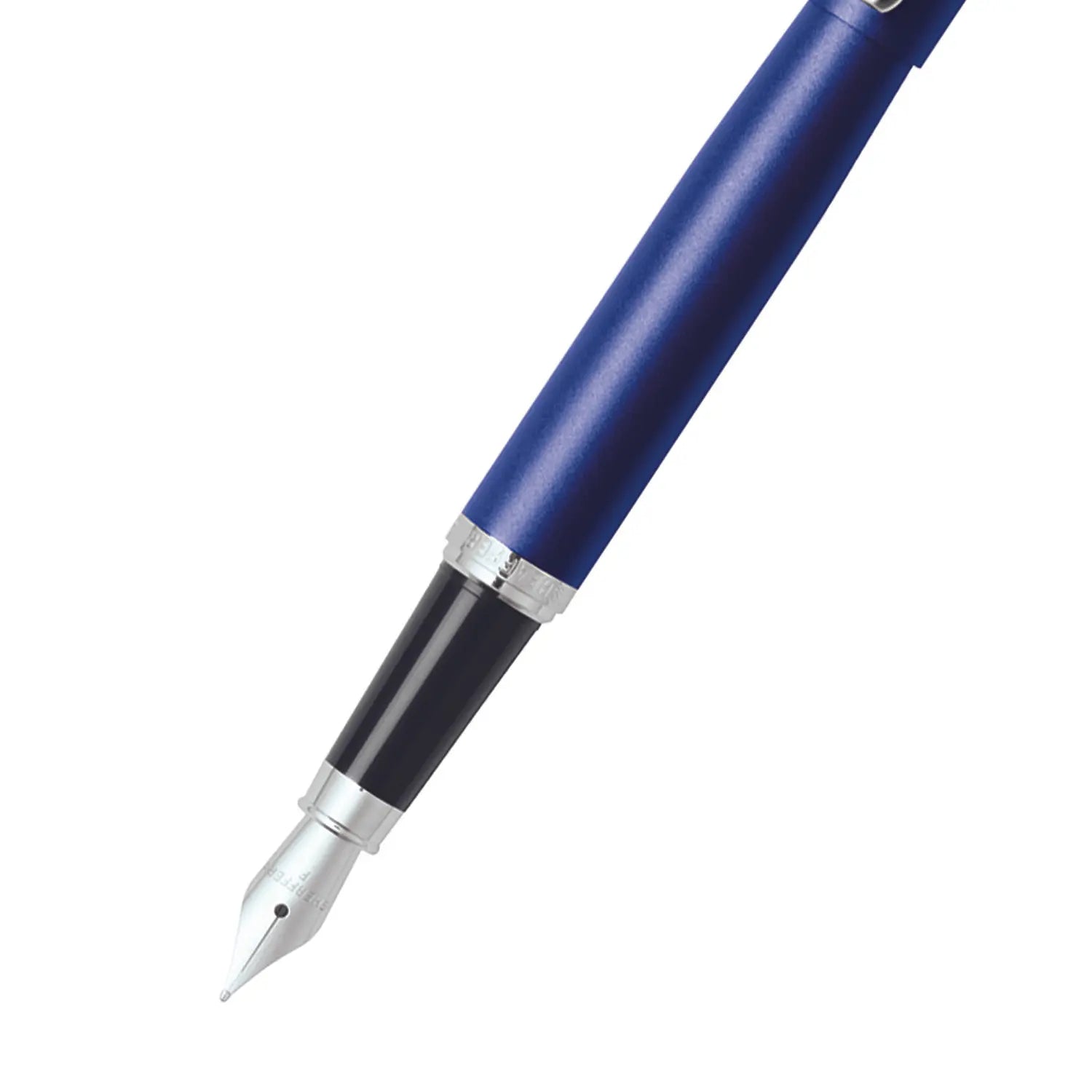 Sheaffer VFM Neon Blue Fountain Pen With Chrome Trims | E0940153