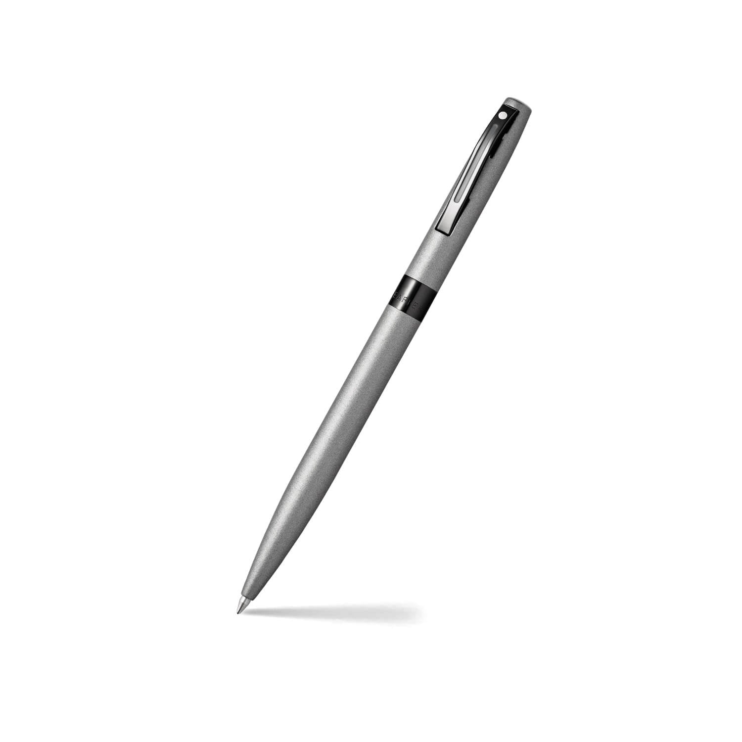 Sheaffer REMINDER 9019 Matte Gray Ballpoint Pen With Black PVD Trim | E2901951