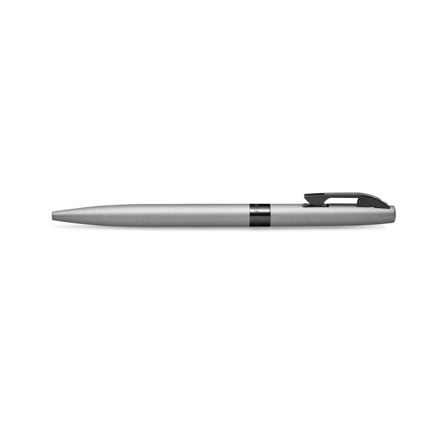Sheaffer REMINDER 9019 Matte Gray Ballpoint Pen With Black PVD Trim | E2901951
