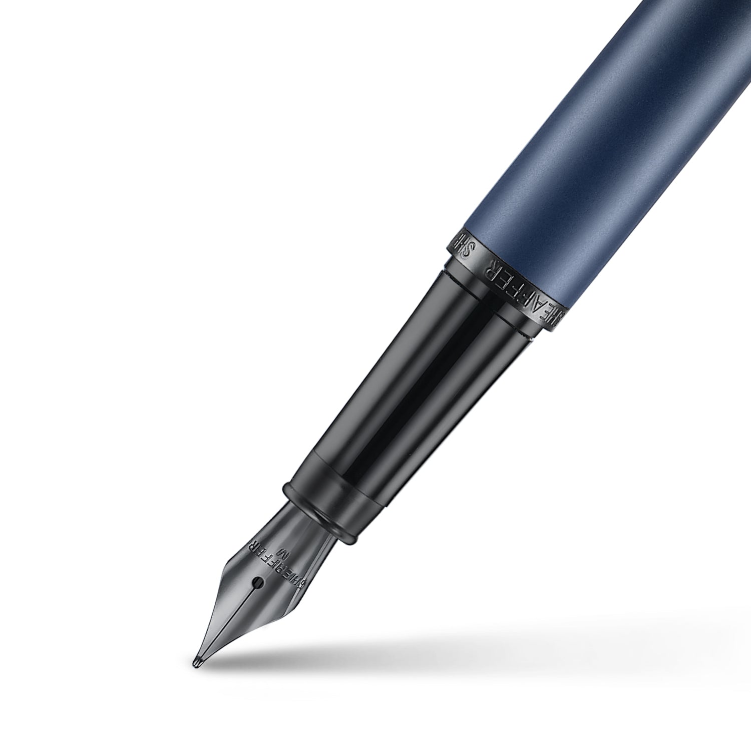 Sheaffer VFM 9429 Matte Blue Fountain Pen with Matte Black Trims | E0942953