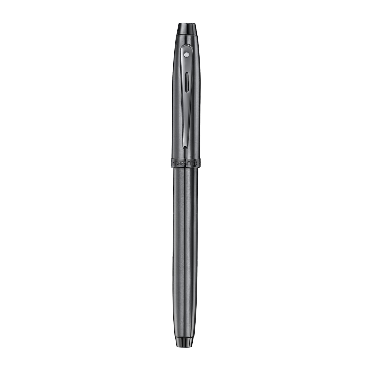 Sheaffer 100 9375 Ionic Gunmetal Grey Rollerball Pen with Shiny PVD Trims | E1937551