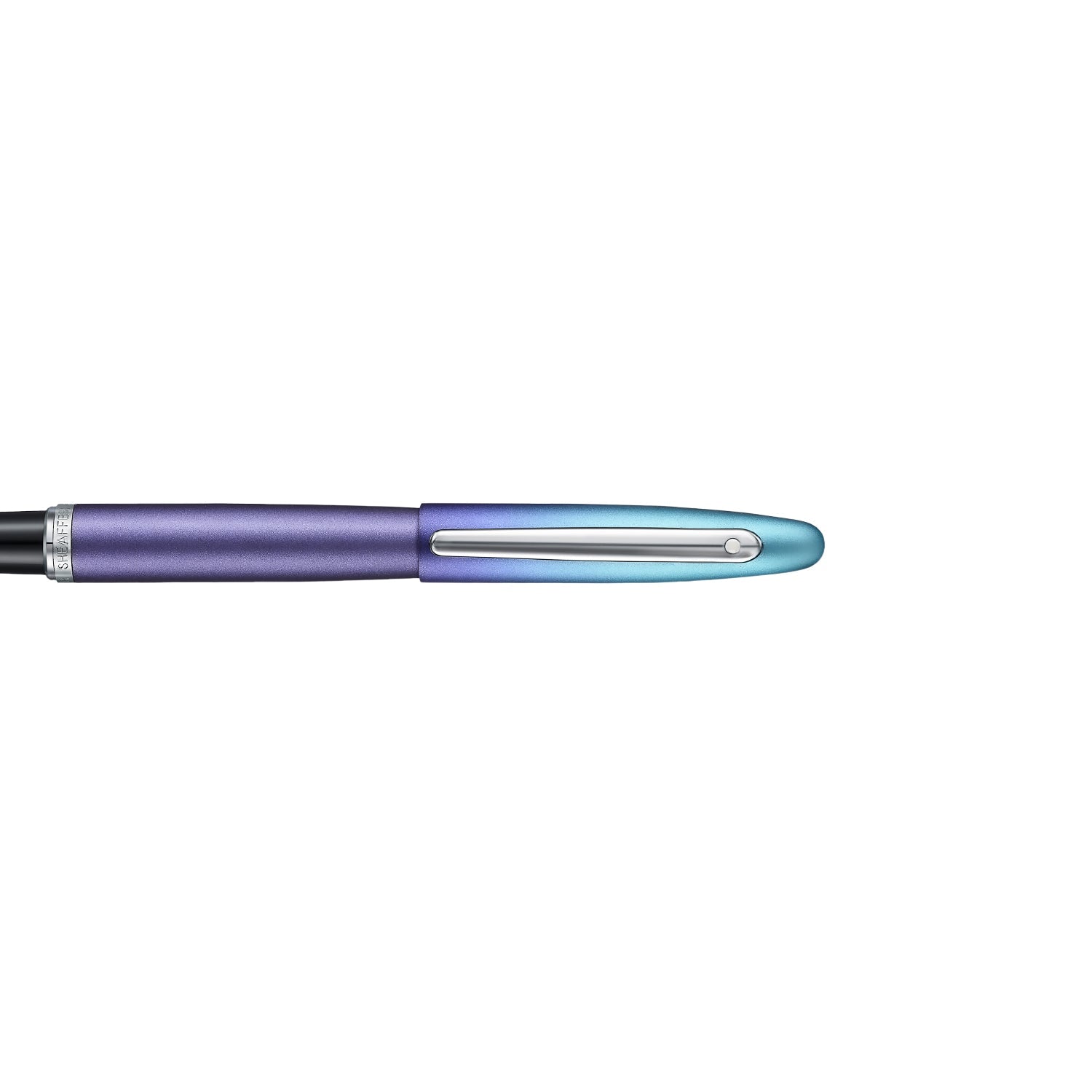Sheaffer VFM 9430 Expressions Blue and Purple Pearlised Gradient Fountain Pen with Chrome-Plated Trims | E0943053