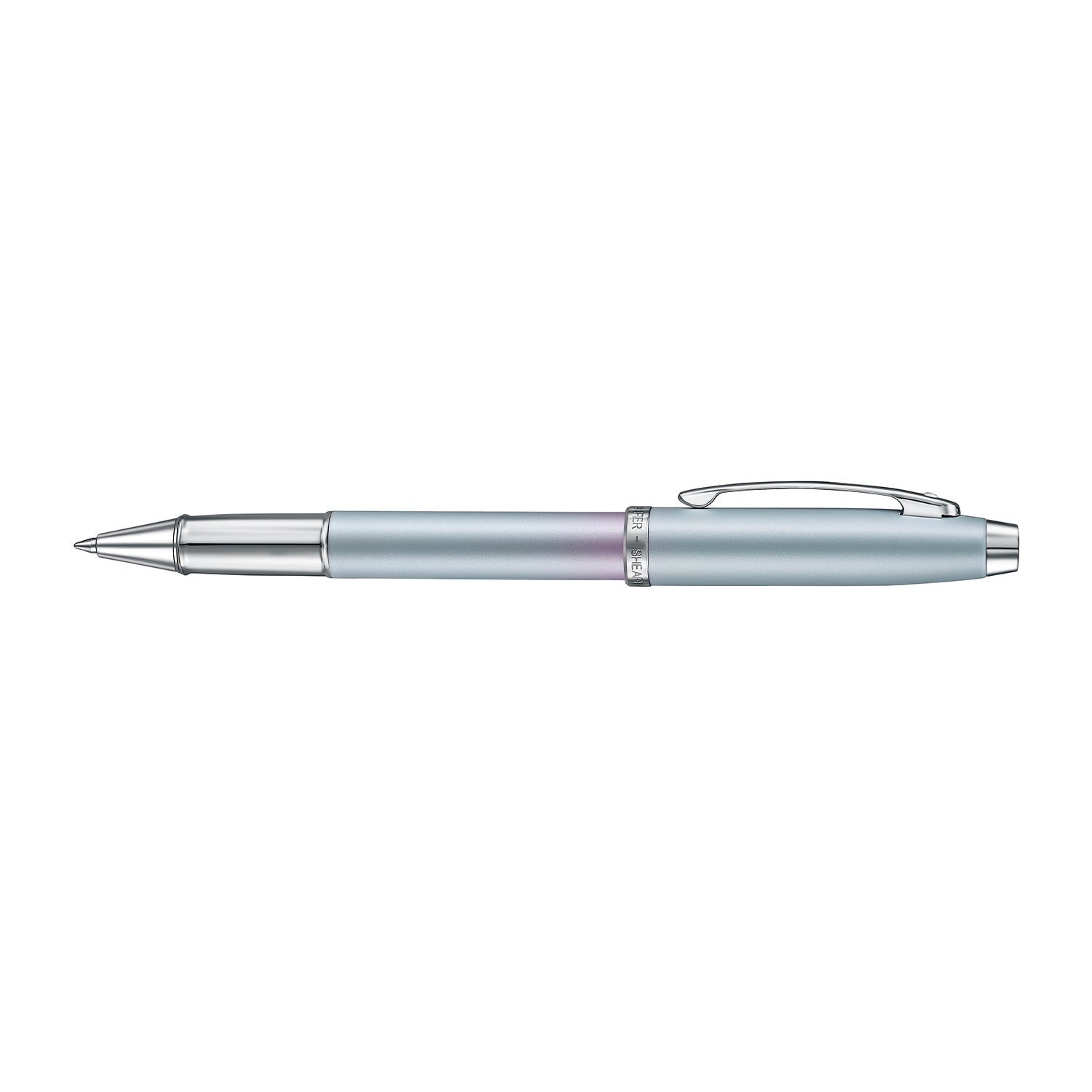 Sheaffer 100 9376 Expressions Blue and Pink Pearlised Gradient Rollerball Pen with Chrome-plated Trims | E1937651