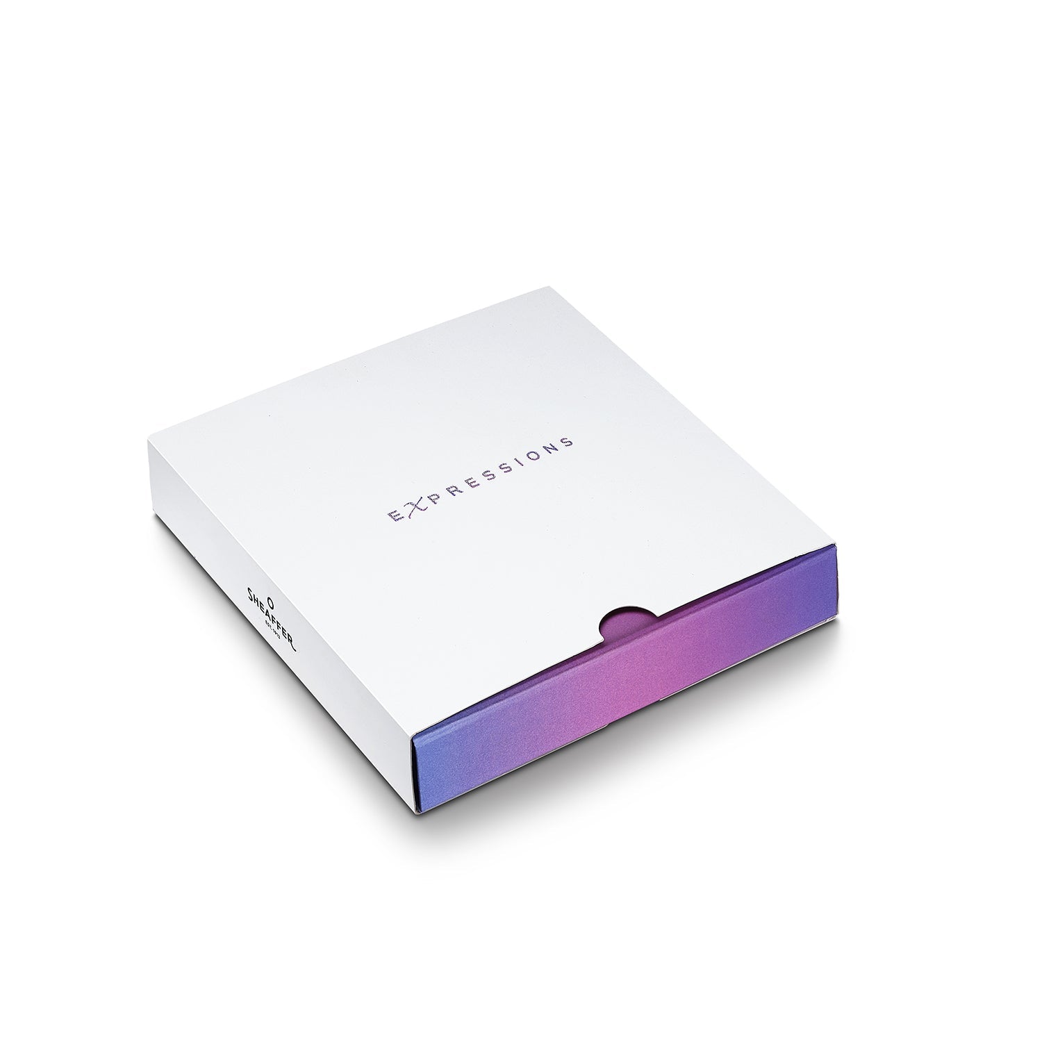 Sheaffer Expressions 100 9376 Blue and Pink Pearlised Gradient Ballpoint Pen with Chrome-plated Trims and Small Notebook Gift Set | G2937651-4