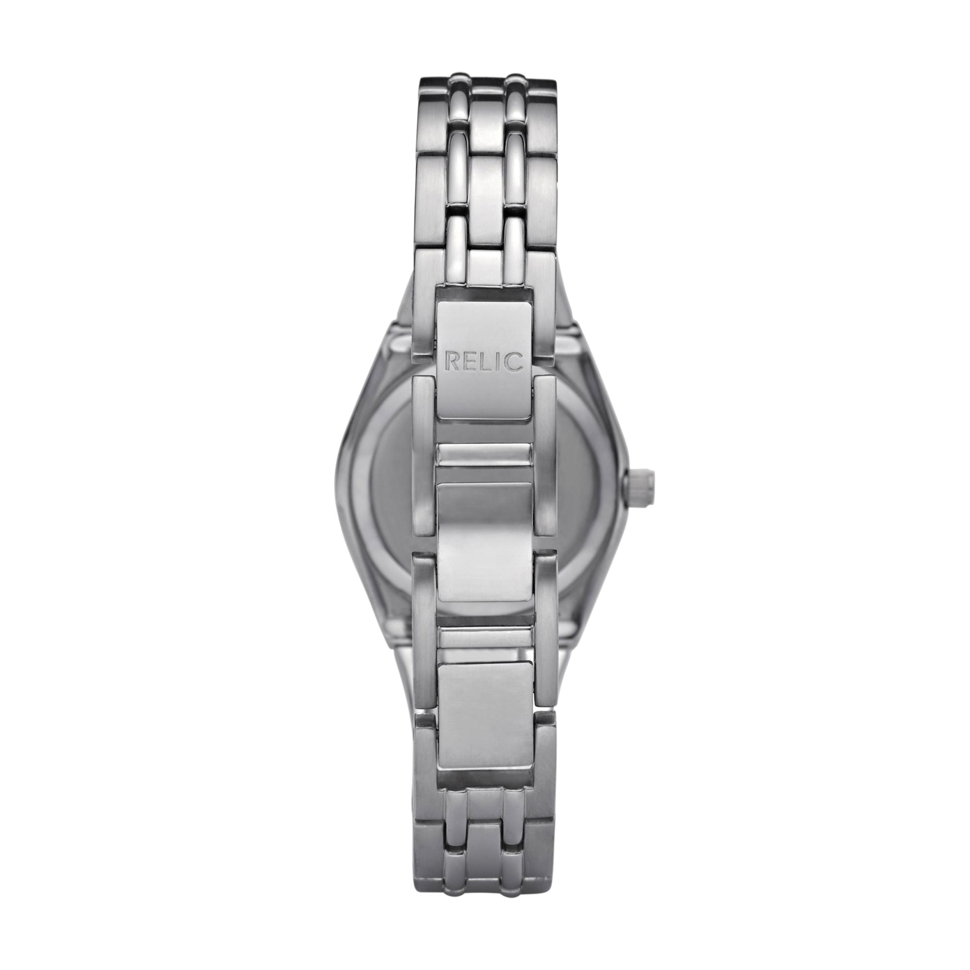 Relic Queen'S Court Silver Dial and Steel Bracelet 27mm Women's Watch | ZR11788