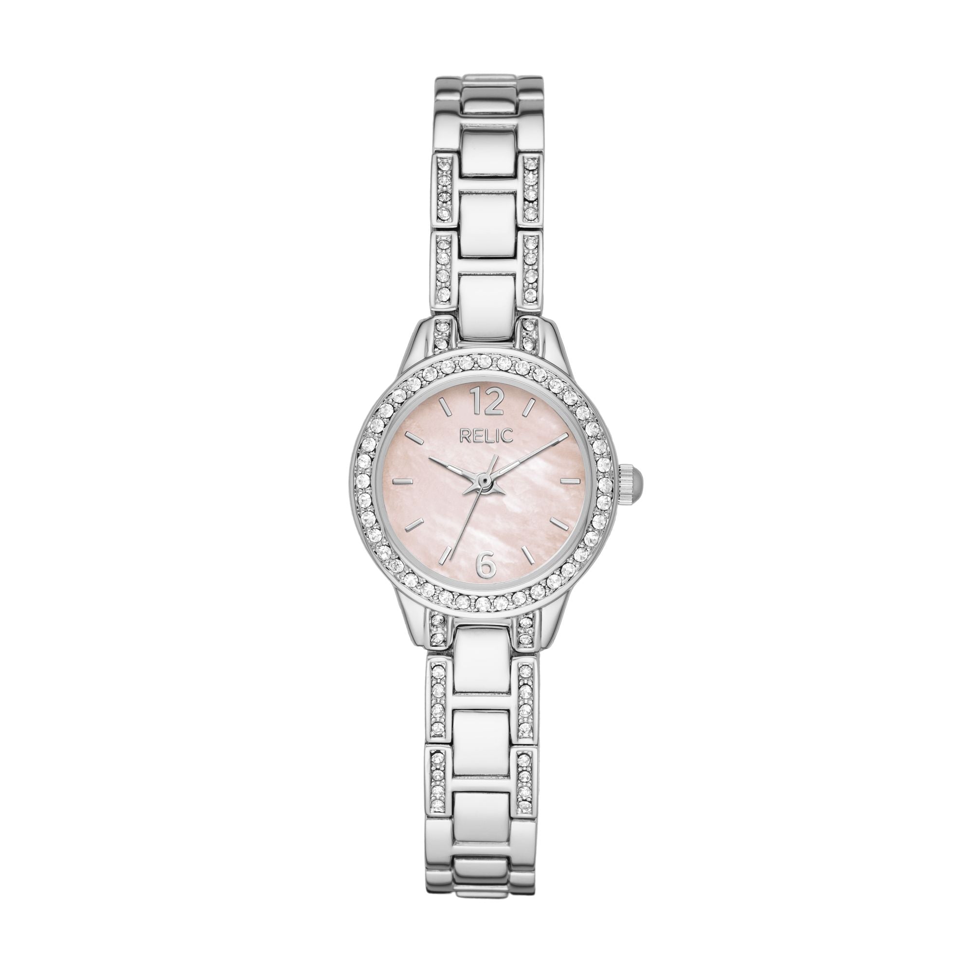 Relic Tenley Silver Dial and Steel Bracelet 23mm Women's Watch | ZR34571