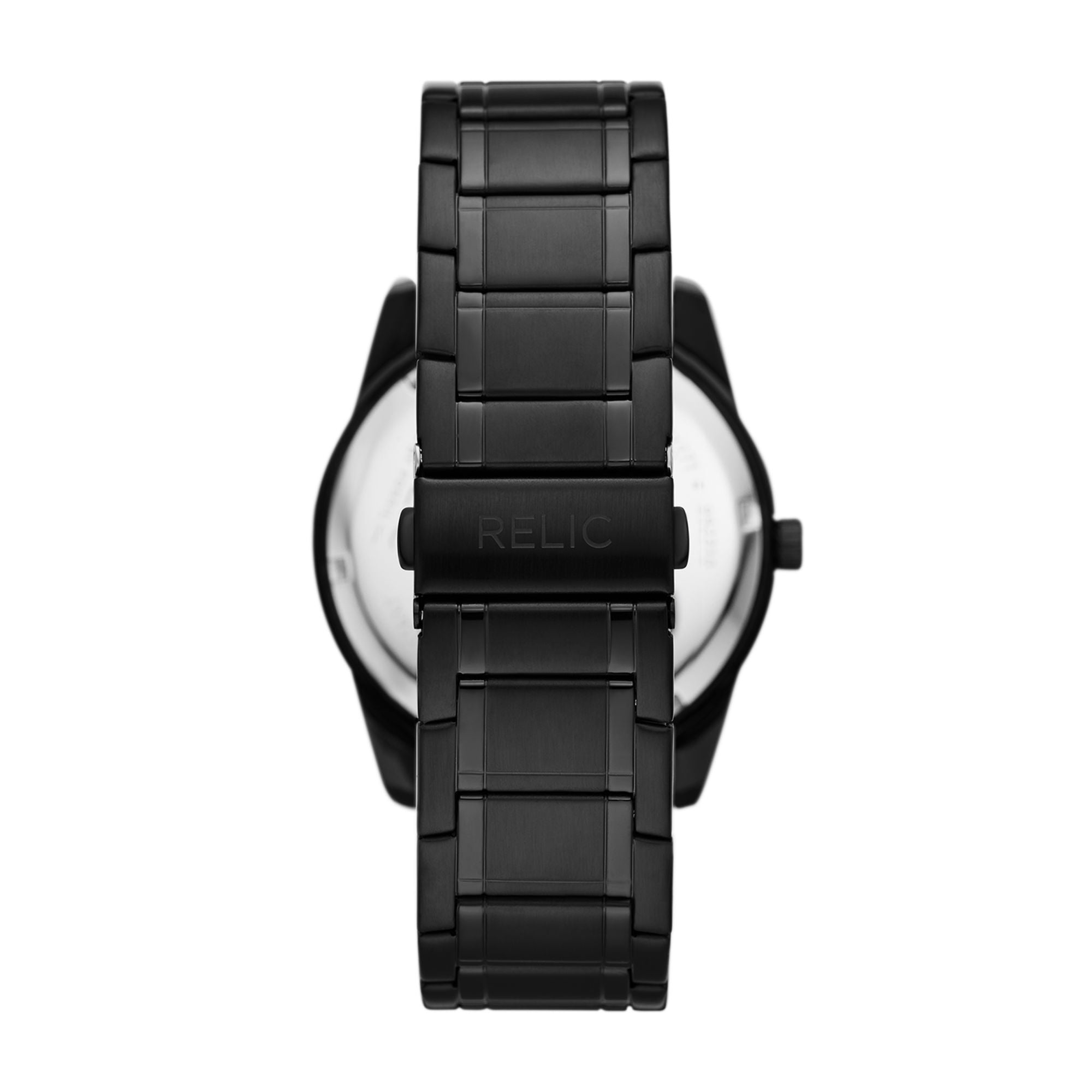 Relic Rylan Black Dial and Steel Bracelet 45mm Men's Watch | ZR77271