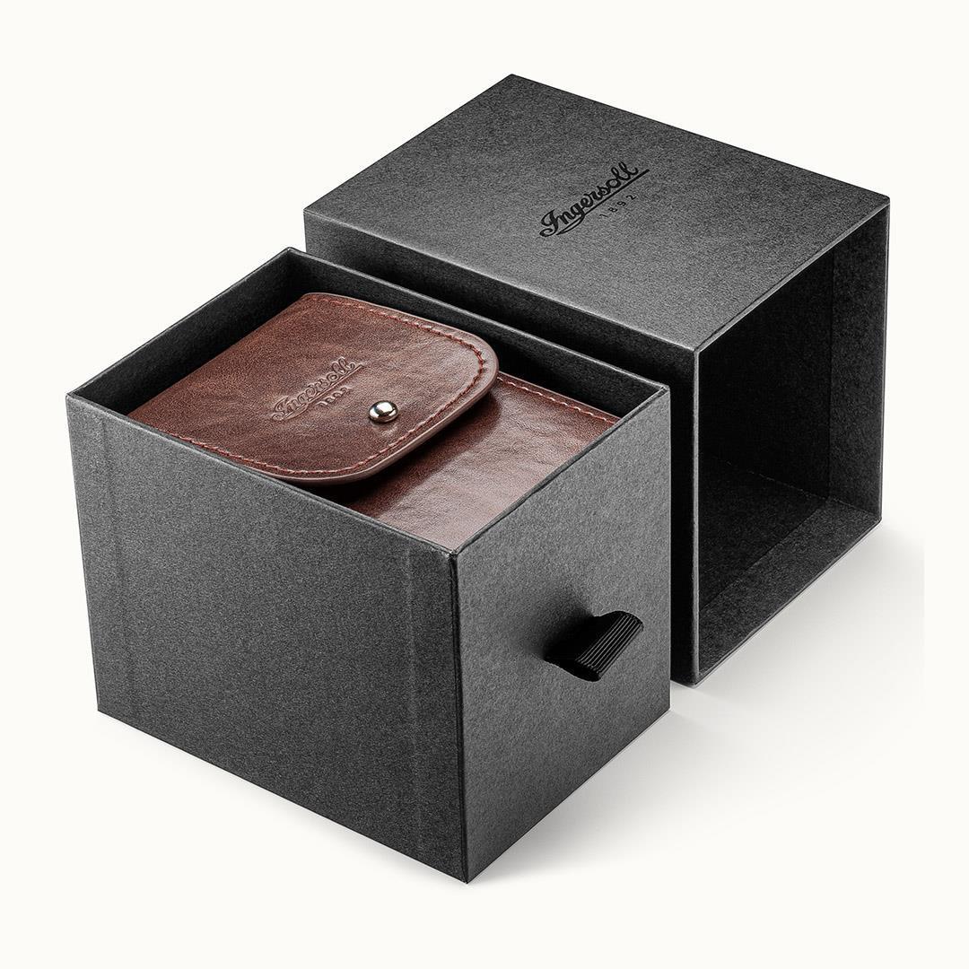 Ingersoll The Cord Grey Dial Automatic Leather Men’s Watch | I07201