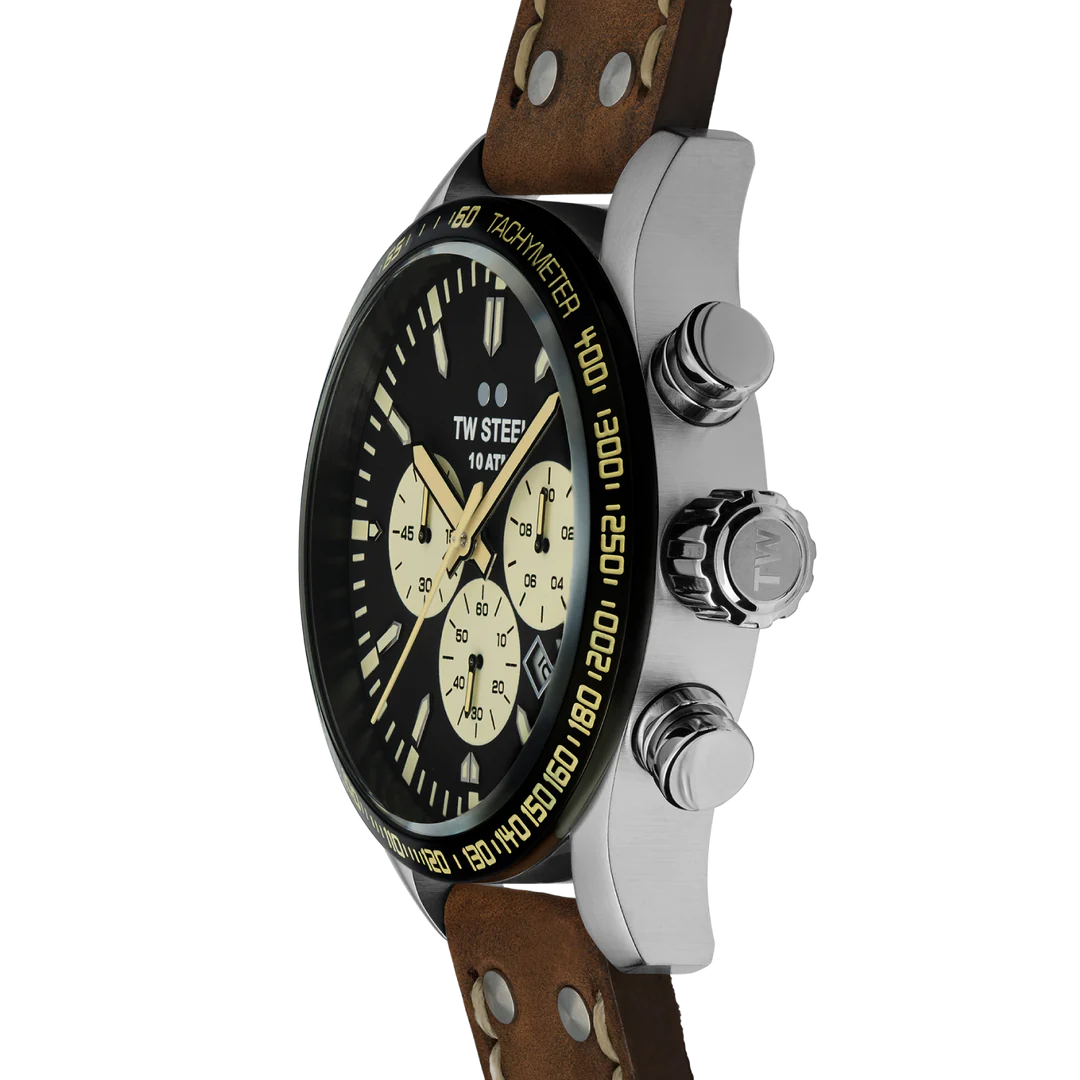 TW Steel Volante Black Dial Chronograph Men’s Watch | VS120