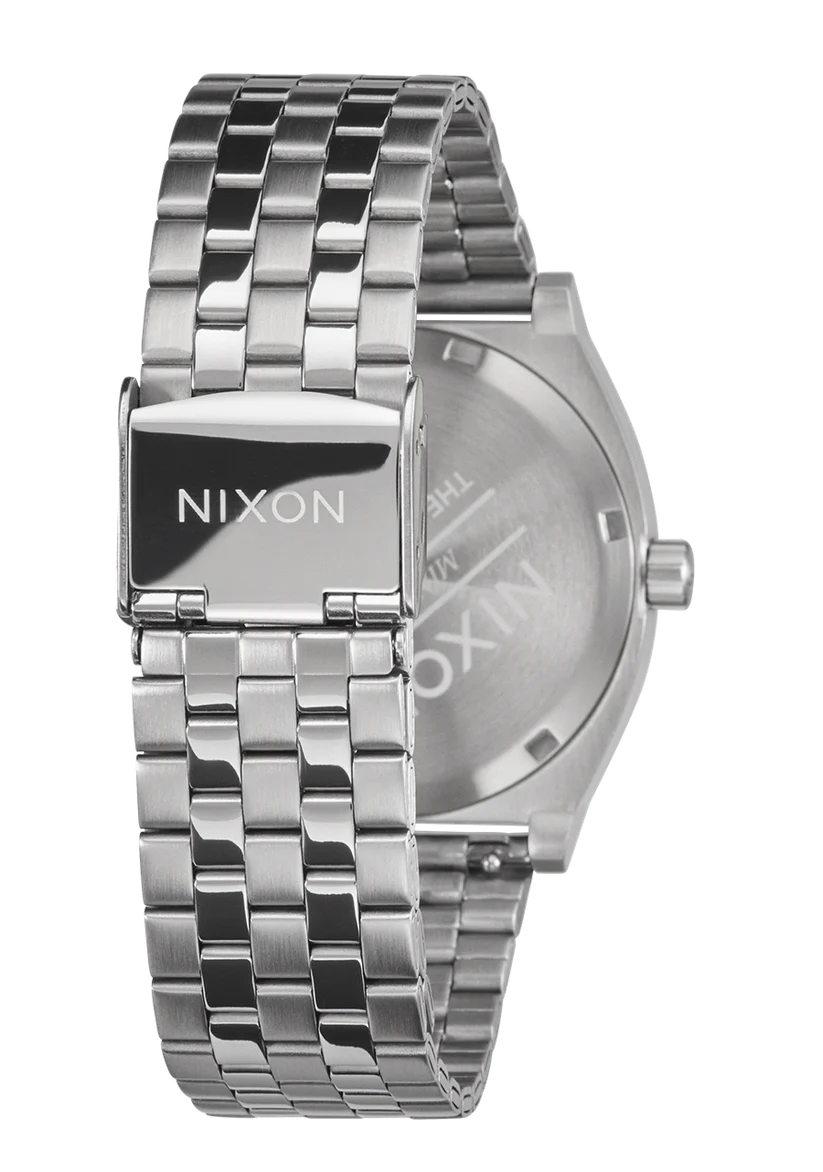 NIXON Time Teller Silver Byron Blue Unisex Watch | A0455302-00