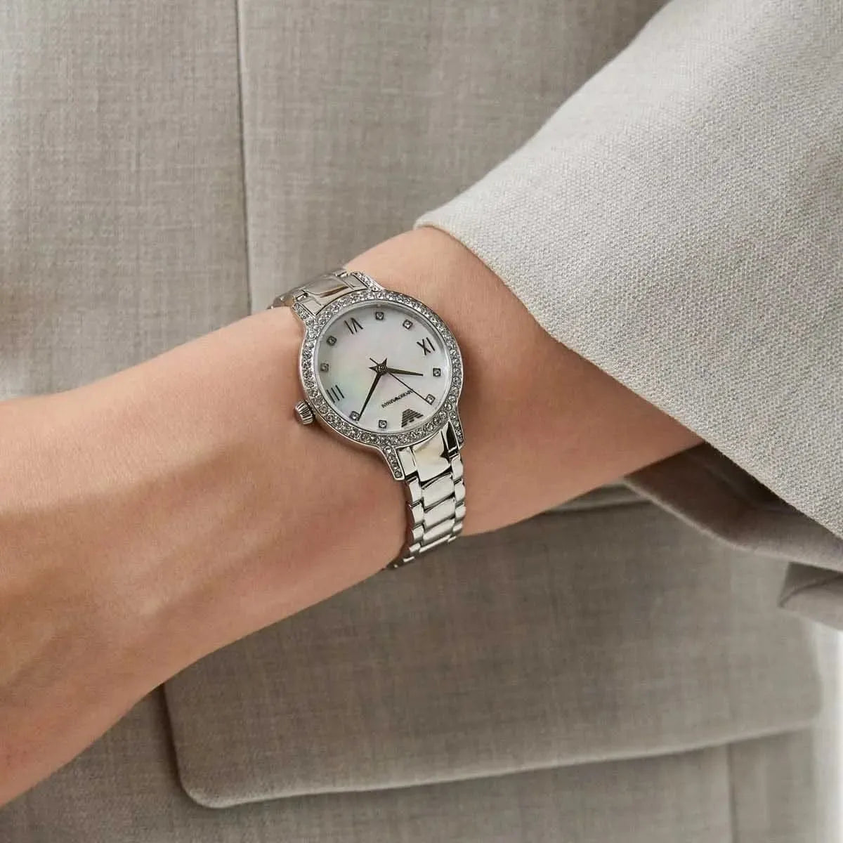 Emporio Armani Silver Dress Women's Watch | AR11484