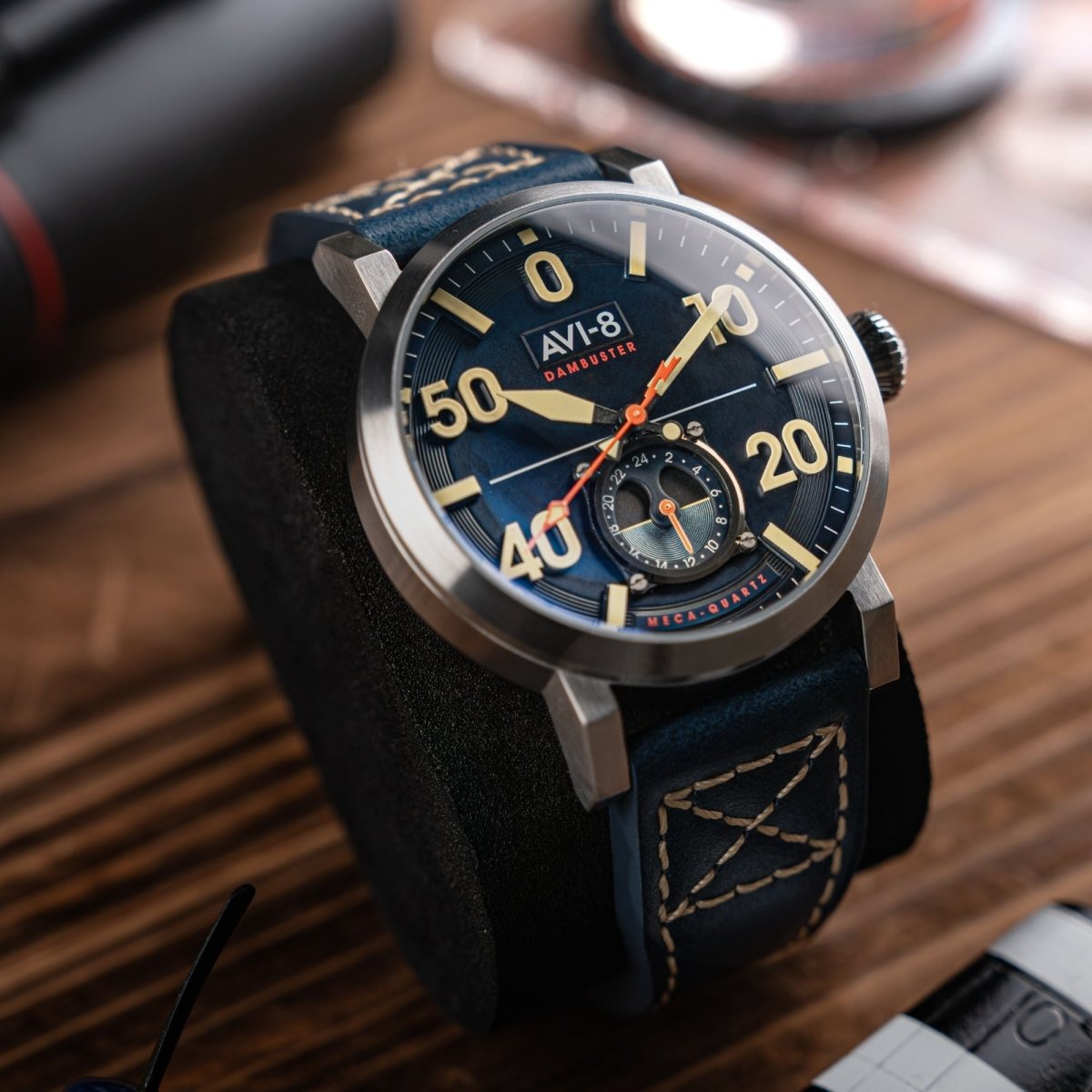 AVI - 8 Dambuster Chadwick Meca Quartz Cobalt Blue Av 4113 01 | TIME Watches