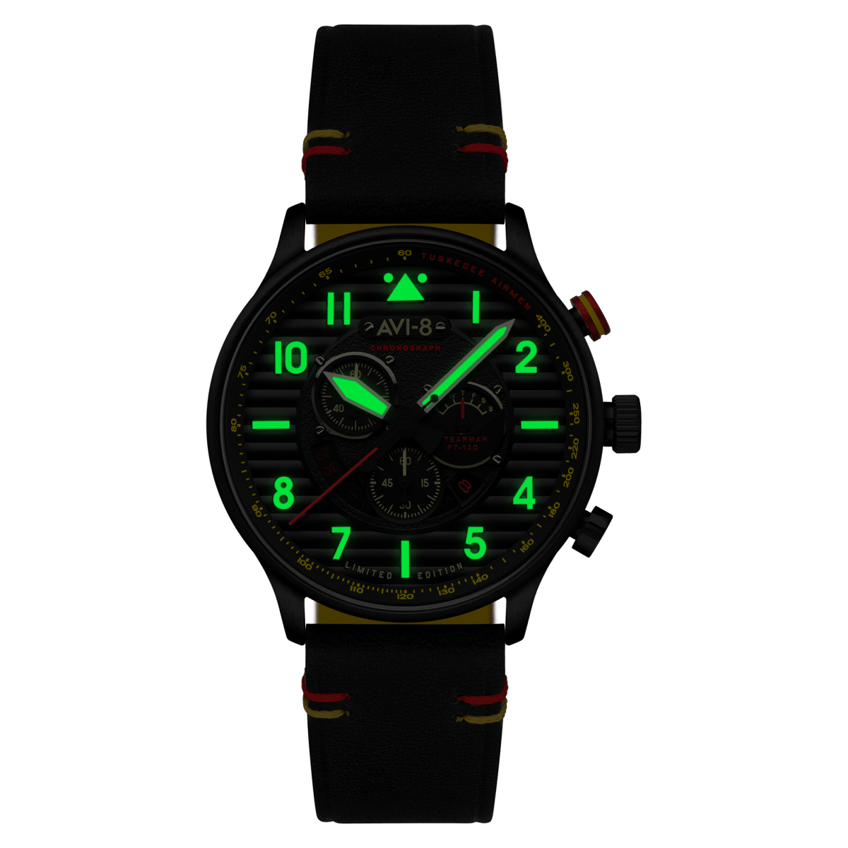 AVI - 8 Flyboy Spirit Of Tuskegee Chronograph Limited Edition Anderson Av 4109 01 | TIME Watches