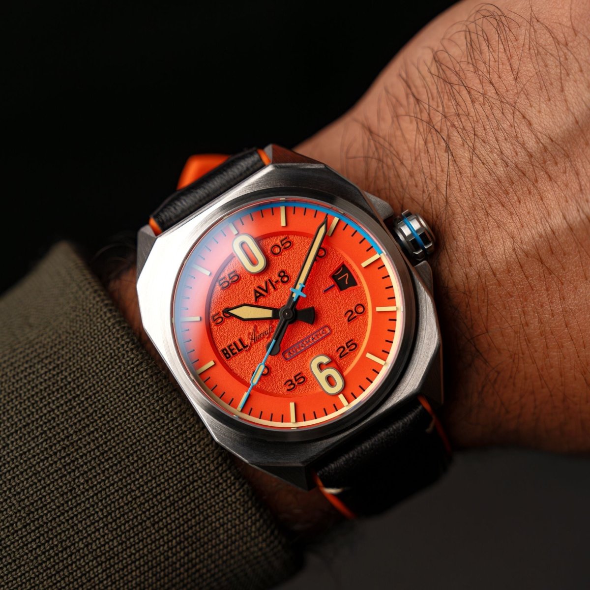 AVI - 8 Machbuster Automatic Retro Orange | TIME Watches