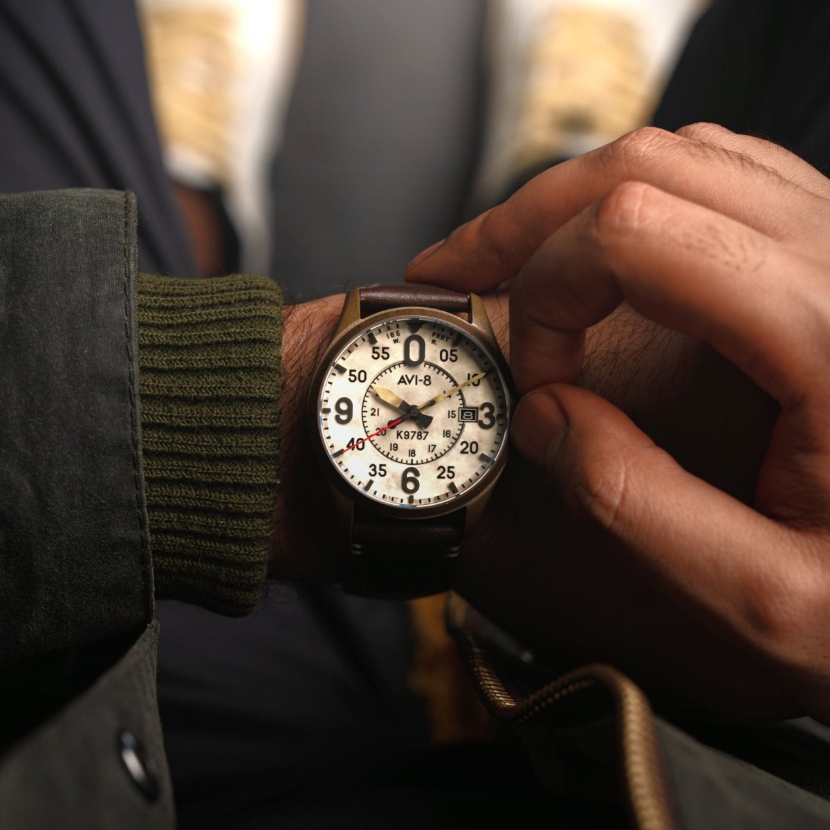 AVI - 8 Smith Automatic Oxidized Bronze | TIME Watches