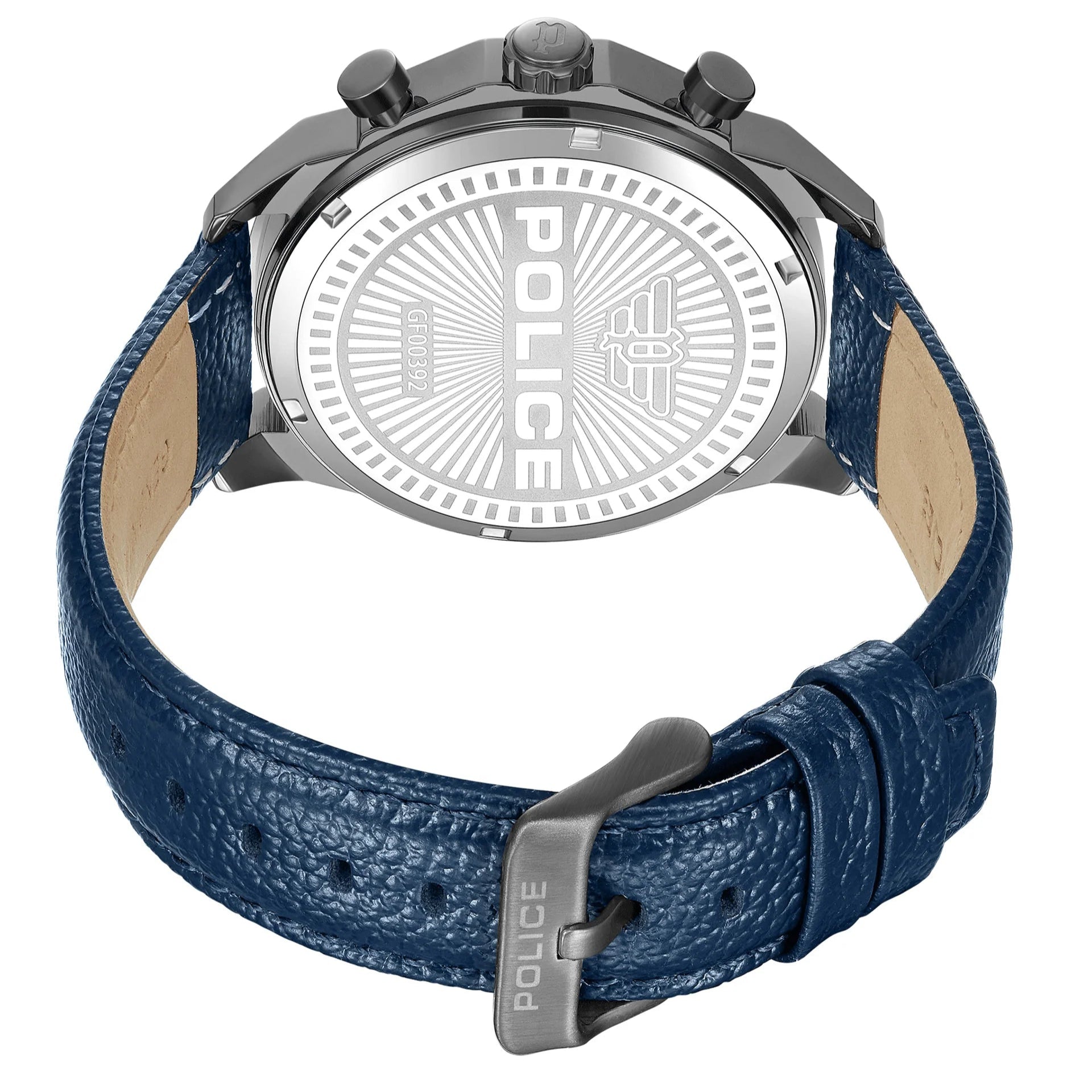 Police Reactor Blue & Grey Men's Watch | PEWGF0039202