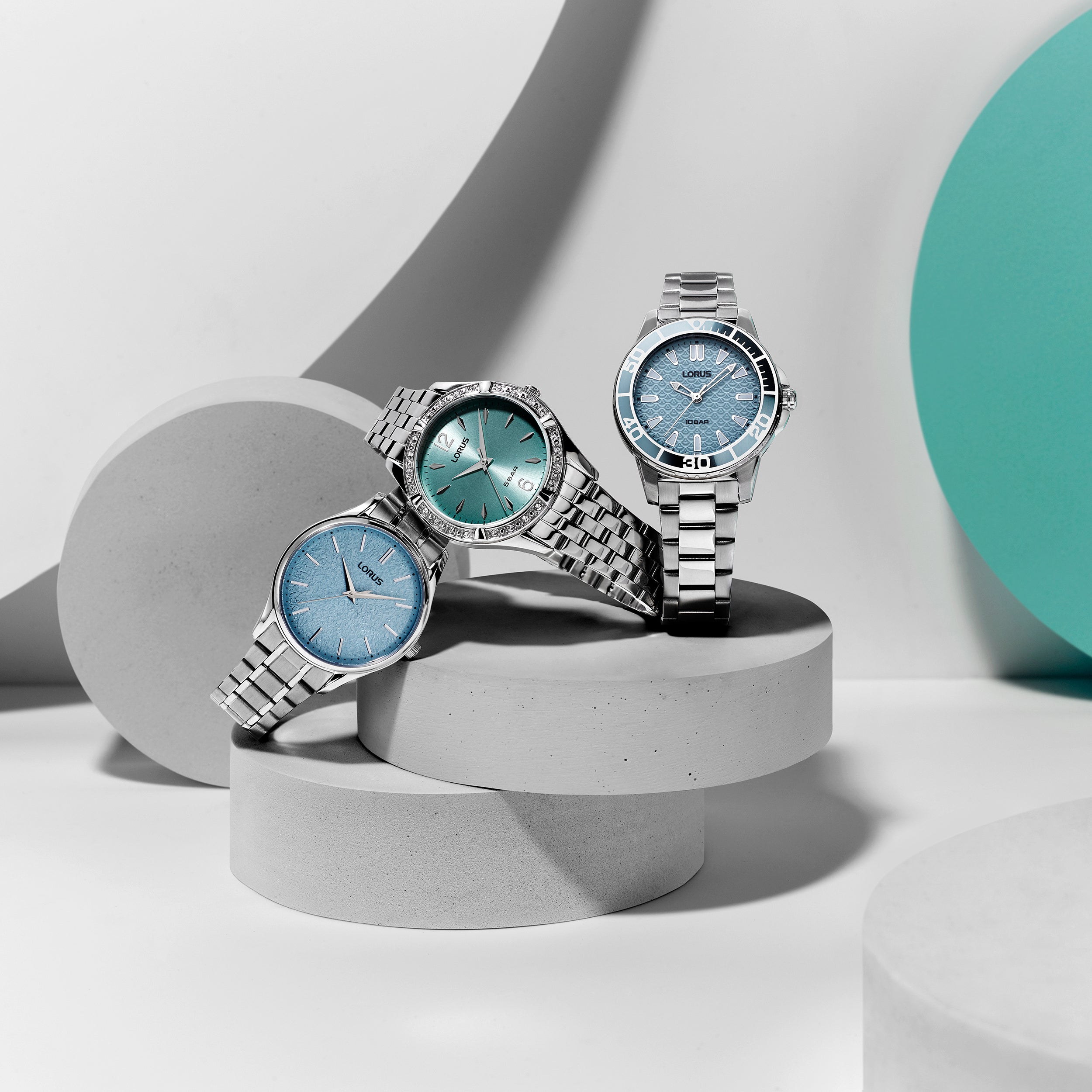 Lorus Stainless Steel Light Blue Dial Women’s Watch | RG215WX9