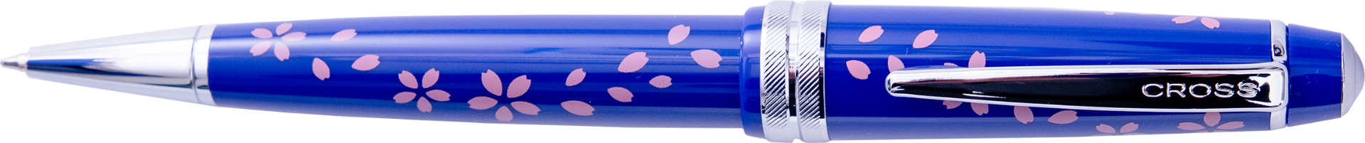 CROSS Bailey Light Cherry Blossom Glossy Blue Resin Ballpoint Pen | AT0742-16