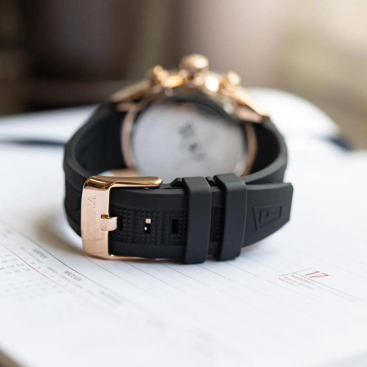 Festina Ceramic Quartz Chronograph Black Rubber Men Watch | F20516/2