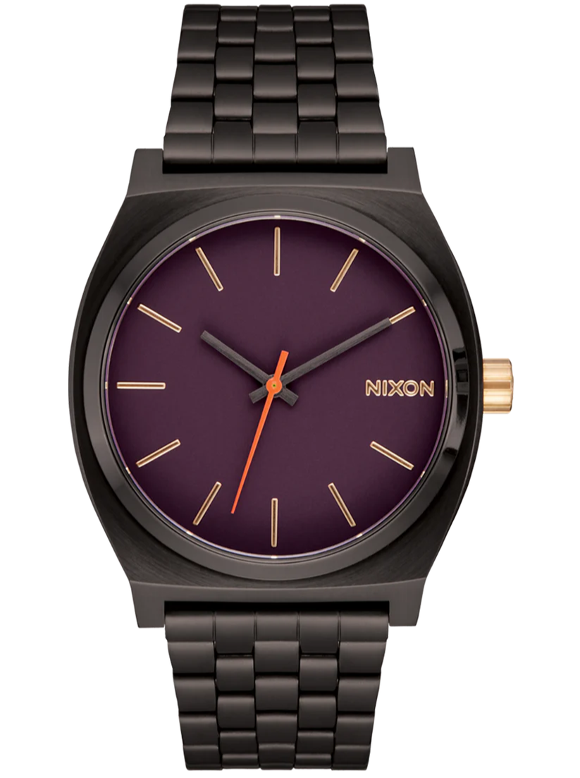 NIXON Gunmetal Blackberry Gold Stainless Steel Unisex Watch | A0455270-00