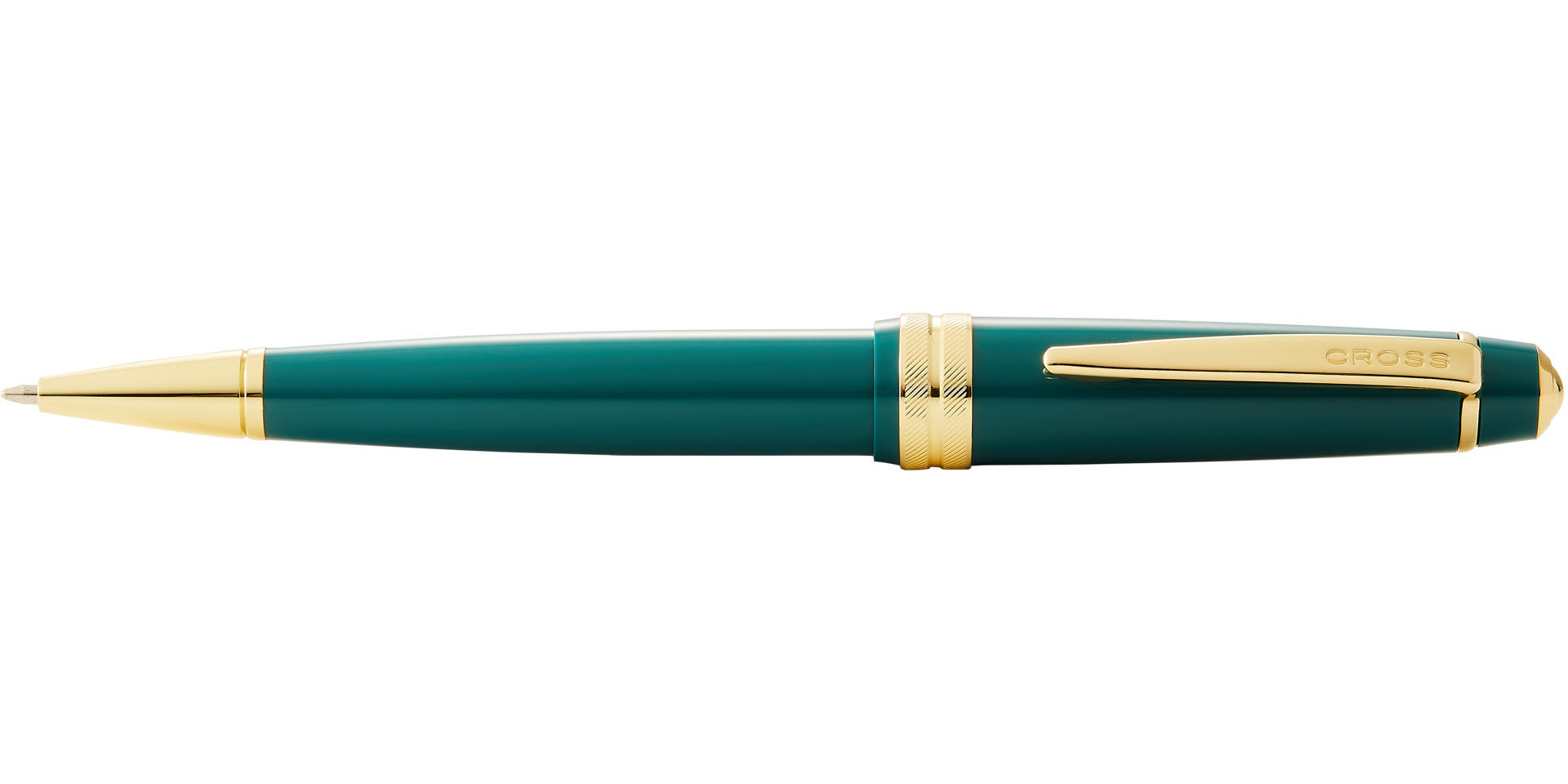 CROSS Bailey Light Polished Green Resin and Gold Tone Ballpoint Pen | AT0742-12
