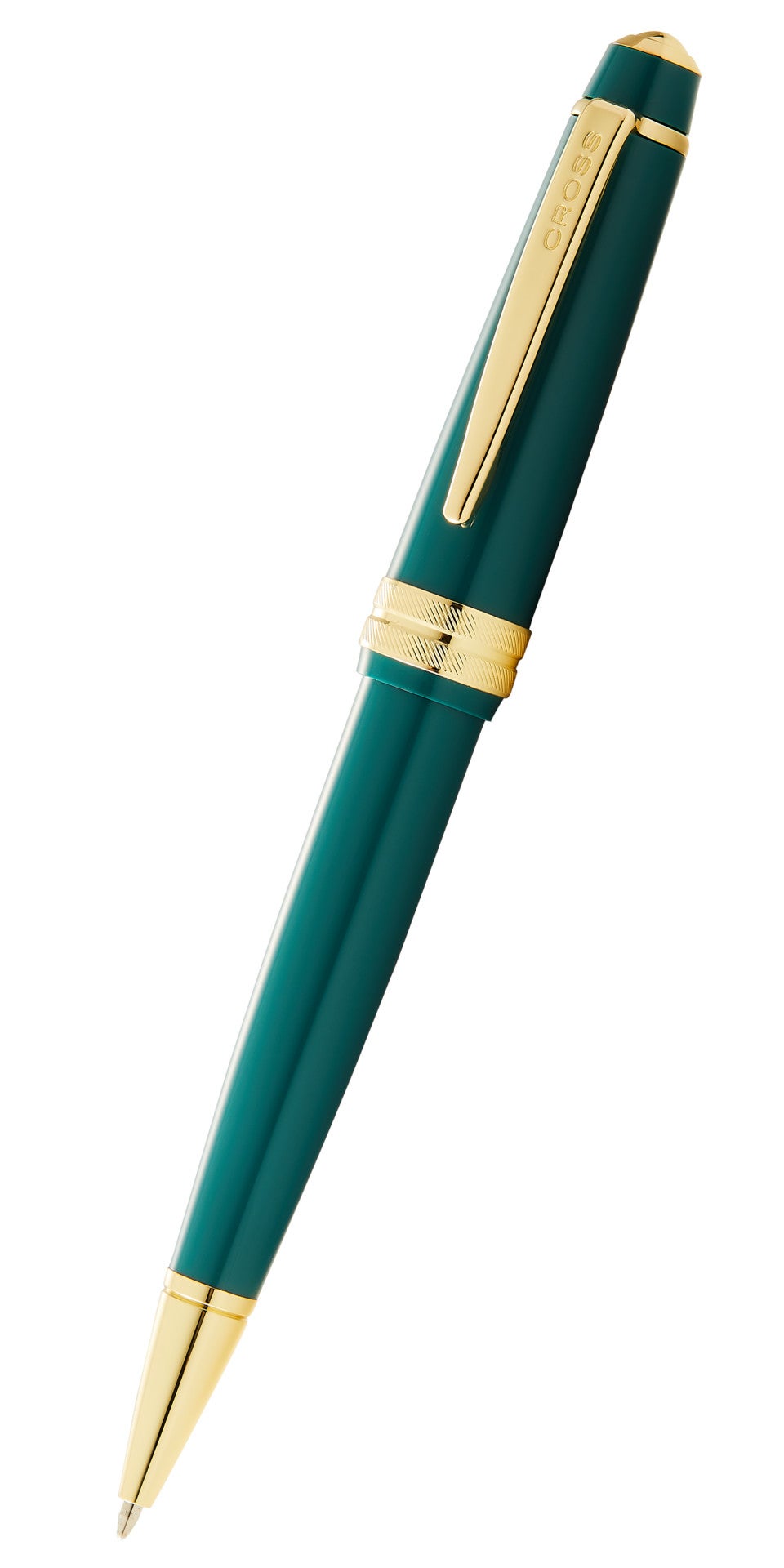 CROSS Bailey Light Polished Green Resin and Gold Tone Ballpoint Pen | AT0742-12