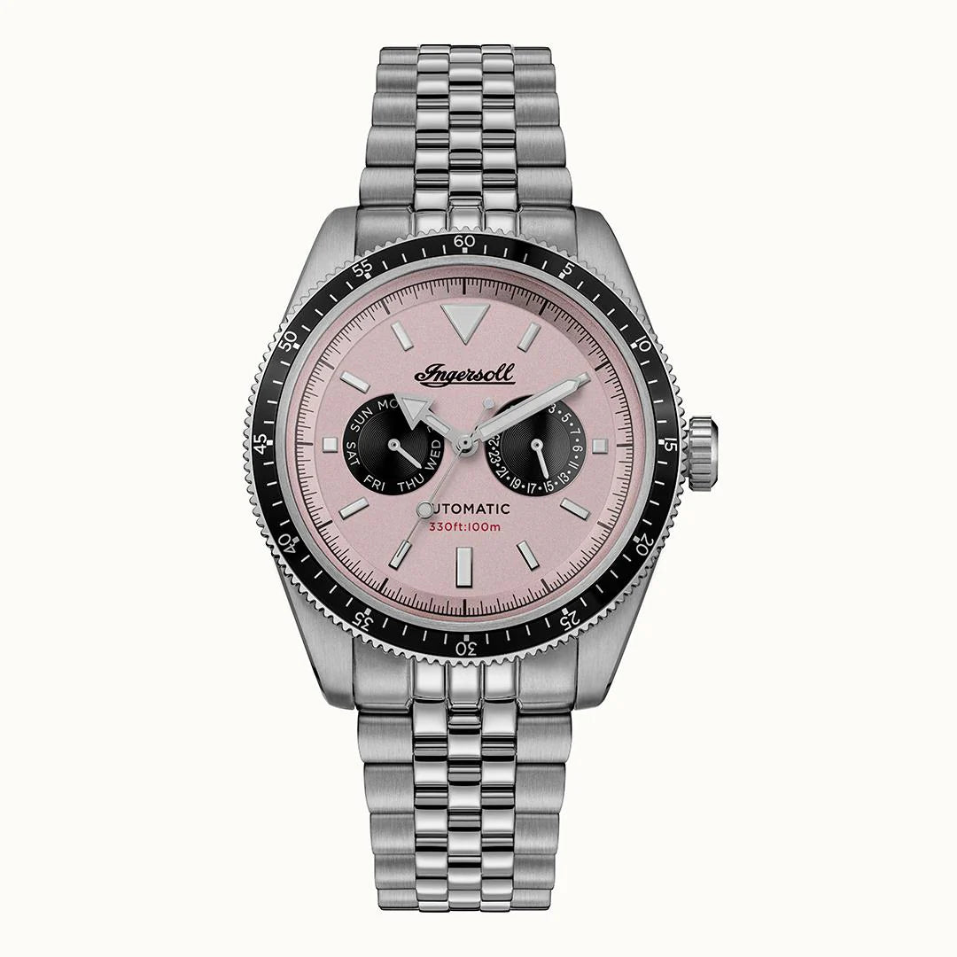 Ingersoll The Cord Grey Dial Automatic Leather Men’s Watch | I07201