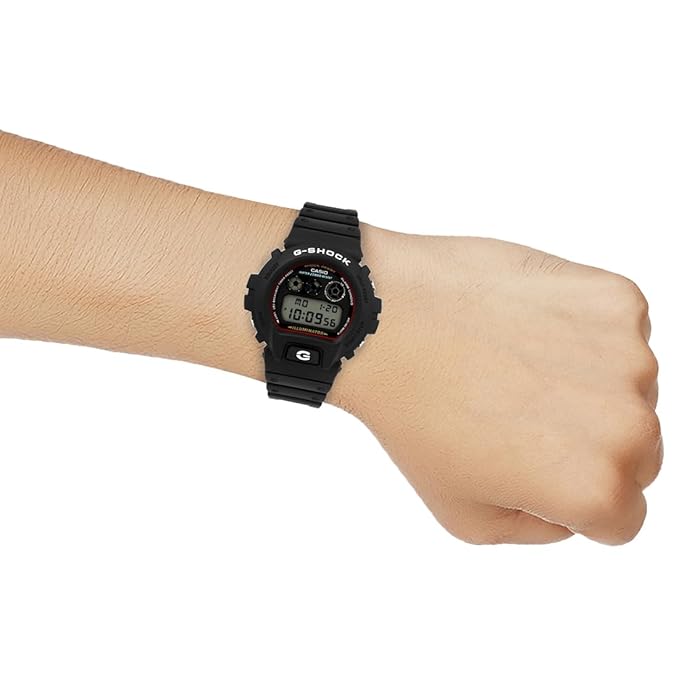 Casio G - Shock Black & Black Rubber 43mm Men's Watch | DW - 6900RL - 1DR | TIME Watches