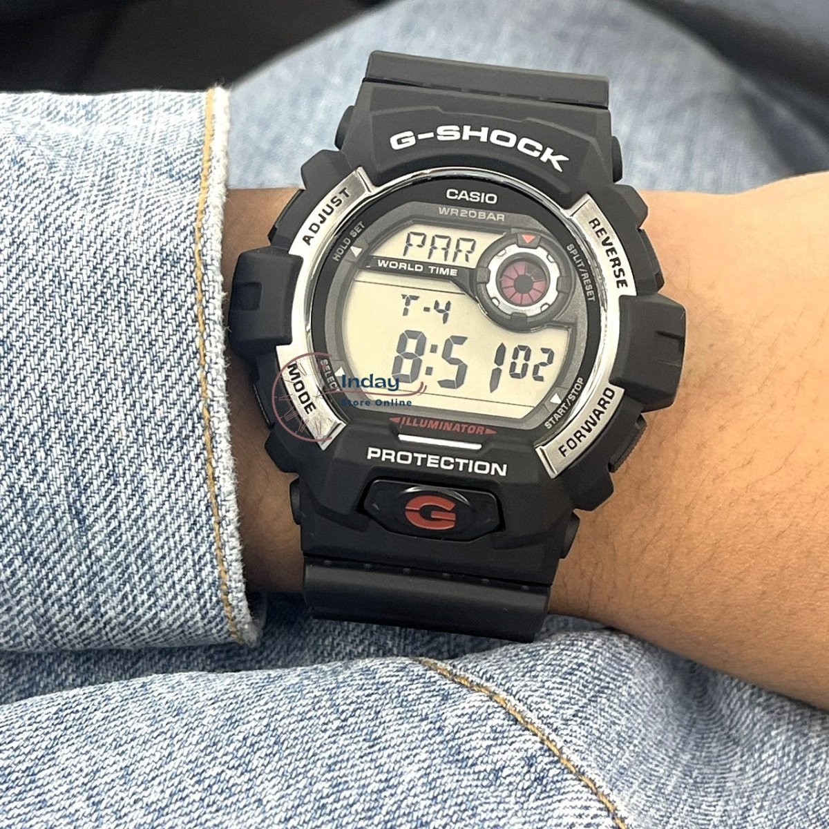 Casio G - Shock Resin Band Shock Resistant Mineral Glass Men's Watch | G - 8900S - 1DR | TIME Watches