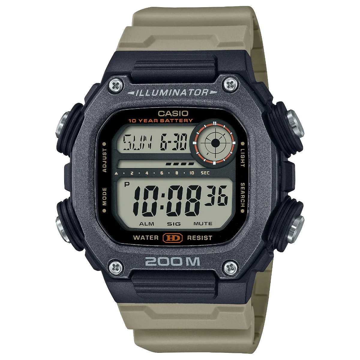 Casio Standard Collection 200M Resin Men's Watch | DW-291HX-5AVDF | Time Watch Specialists