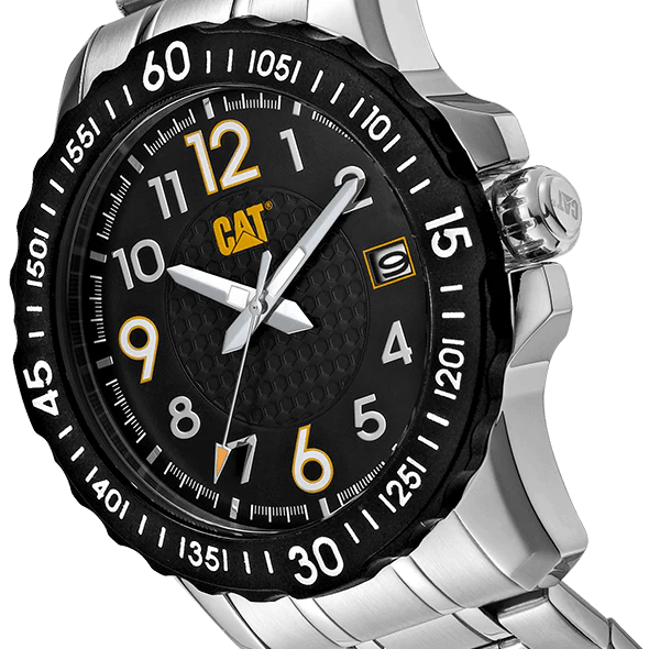 CAT Downforce Stainless Steel Black Dial Men's Watch | AP.141.11.111 | Time Watch Specialists