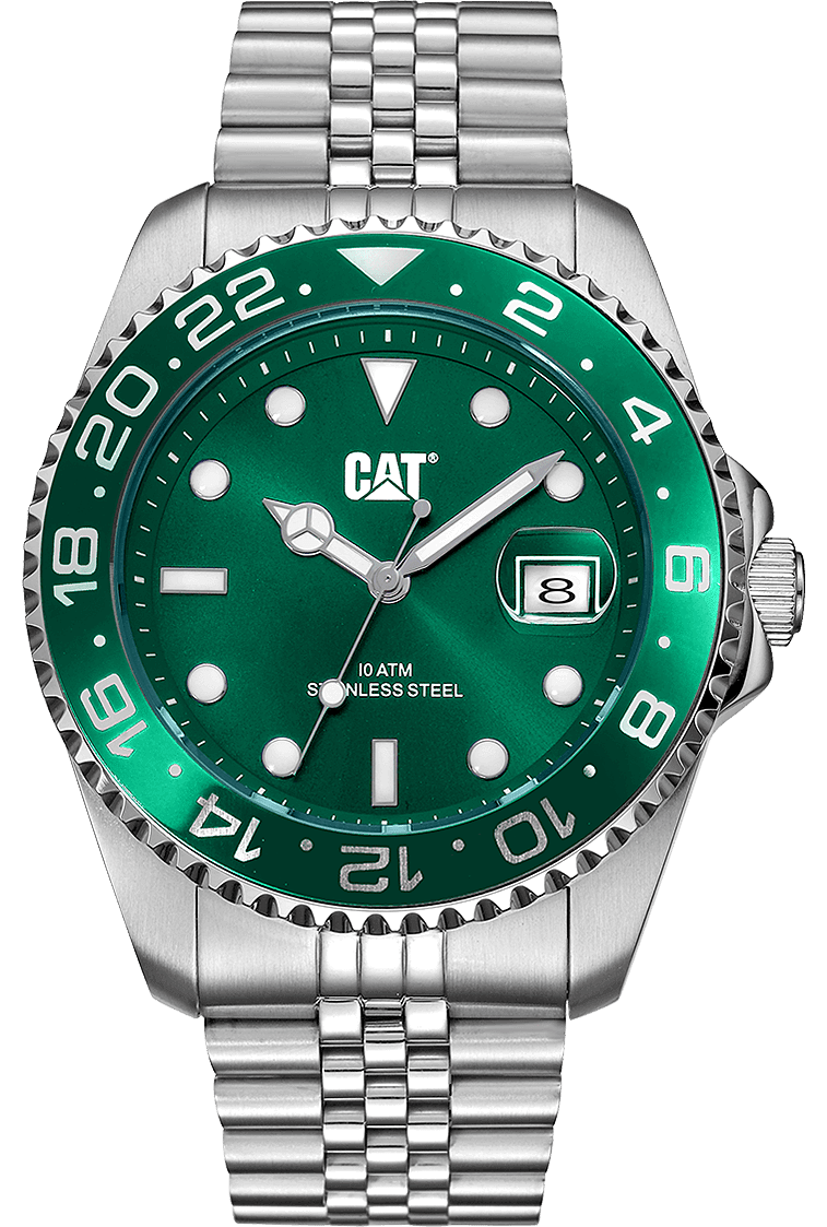 CAT R - Type Green Dial Calendar Stainless Steel | AO.141.11.323 | TIME Watches